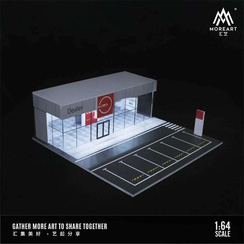 MoreArt 1:64  Car Showroom Lighting Diorama