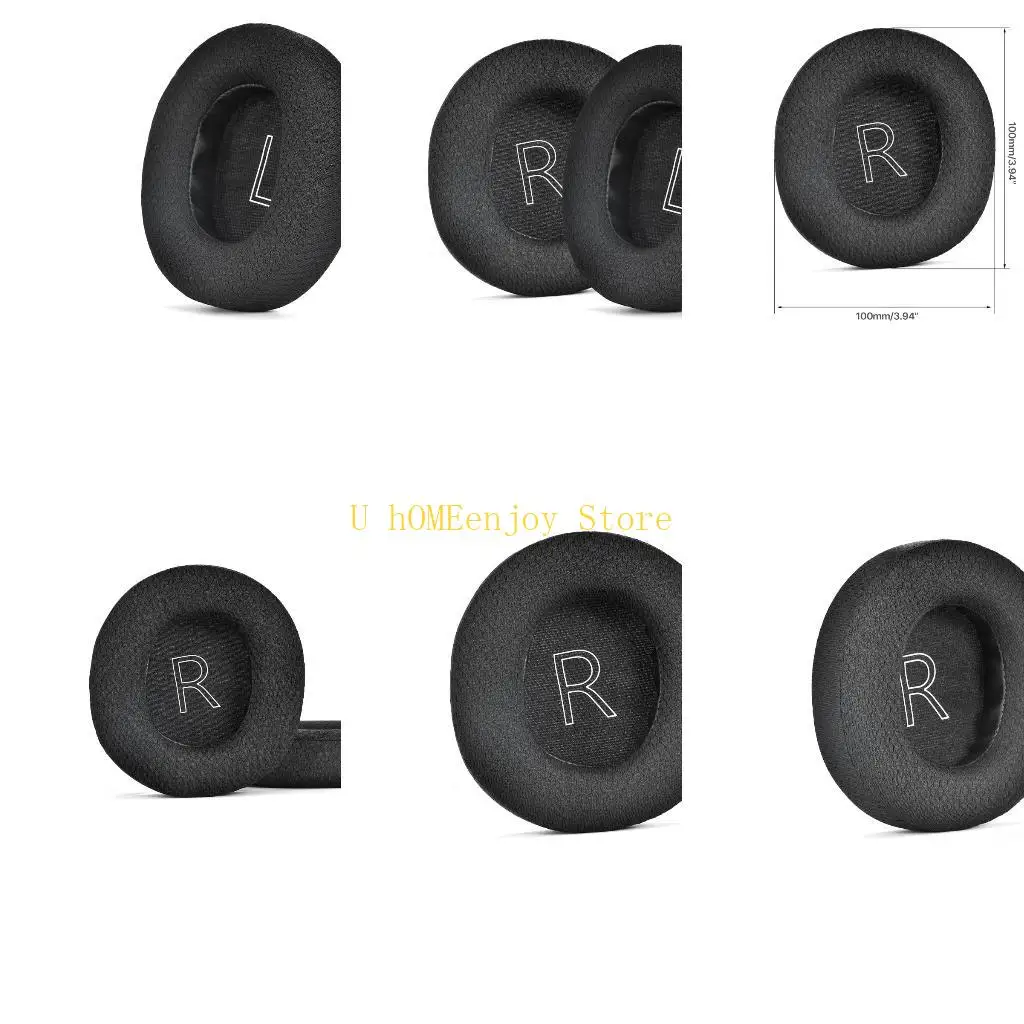

B0KF Easy to Install Ear Pads Ear Cushions for Gaming Headset Earmuff Enjoy Easy Replacement Block Out Noise Comfort