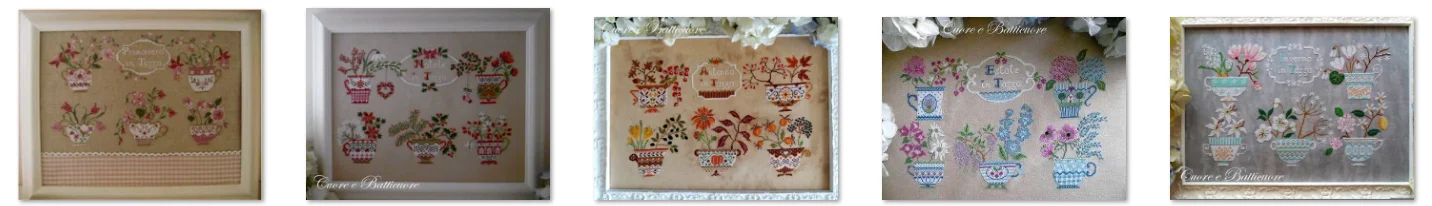 

Cross Stitch Kit - Spring Flower Tea Cup 59-41 Cross stich Kits Homfun Craft Cross Stich Painting Decorations For Home