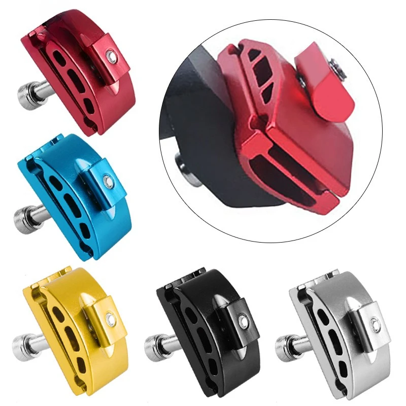 دراجة Seatpost المشبك واحد الترباس مقعد أنبوب محول الرأس مع الإفراج السريع سبيكة تعليق Seatpost موصل 1 قطعة