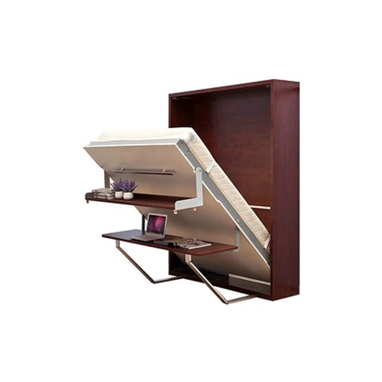 

Factory Price Hidden Folding Wall Murphy Bed Steel Bed Frame With Spring Mechanismpromote sales