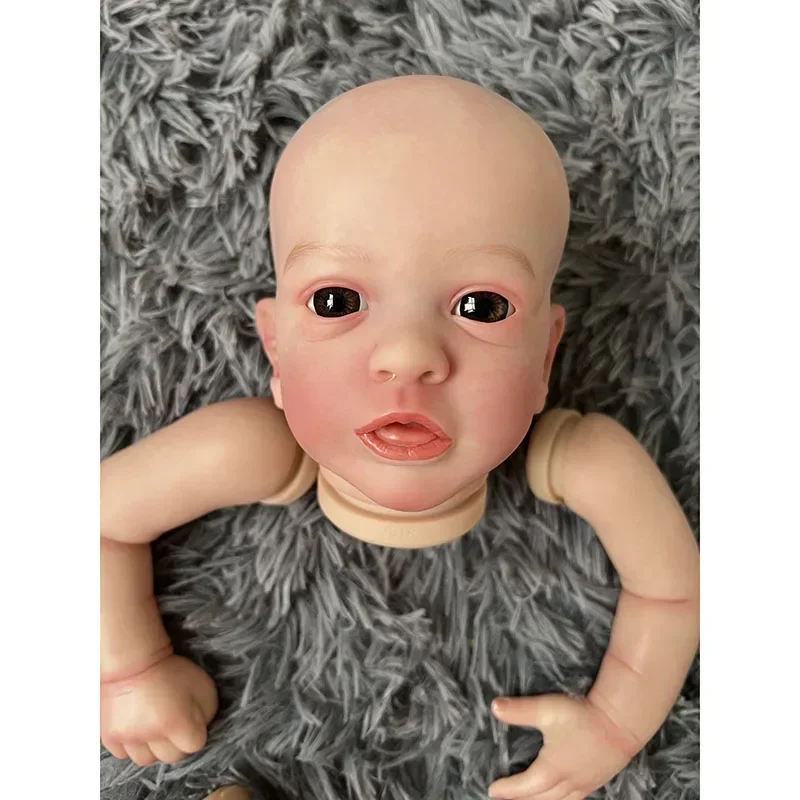 20inch Already Painted Kit Aleyna Reborn Doll Parts Very Lifelike Baby Doll Unfinished with Many Details Veins DIY Toys