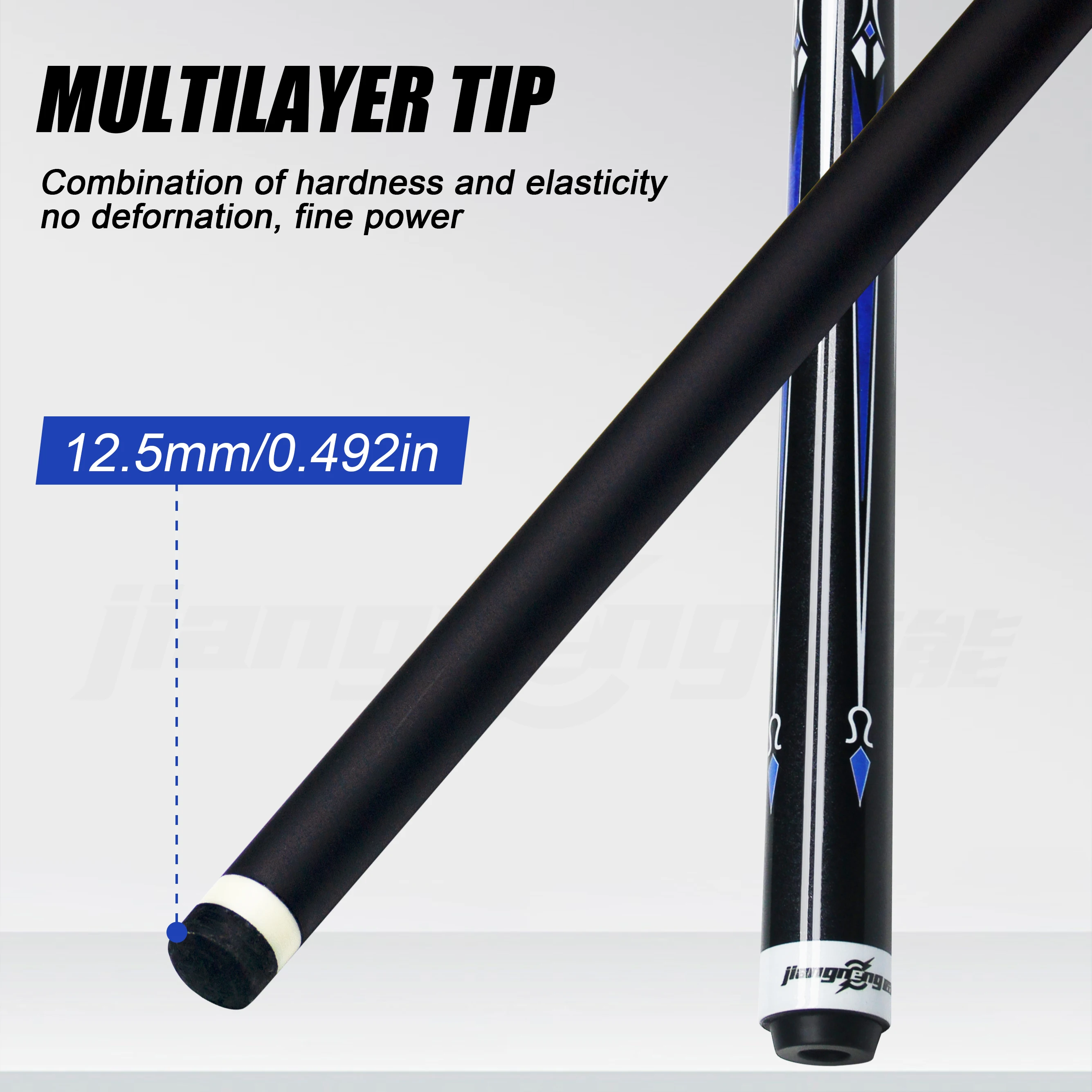 

"9-Ball Carbon Pool Cue – 12.5mm Ashura Black Technology Carbon Fiber Billiard Stick for Superior Feel and Performance- High-Qu
