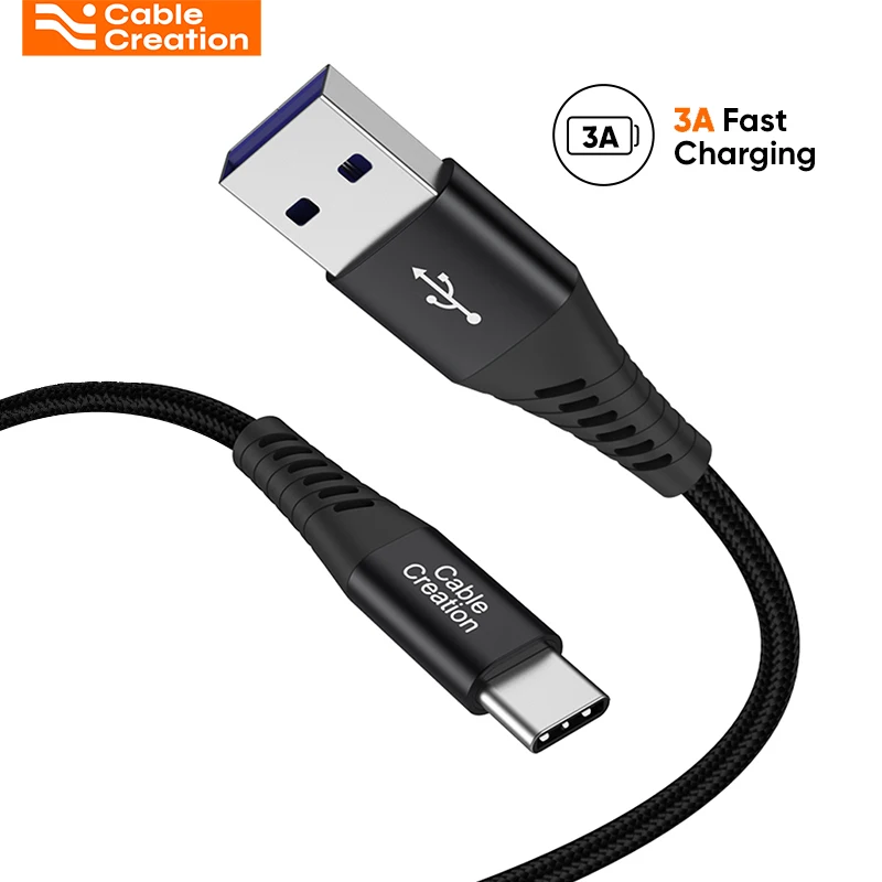 

CableCreation Usb A To Usb C Cable 3Feet Usb 2.0 A To Type C Charging Cord 480Mbps Data Sync 3A Braided Charging
