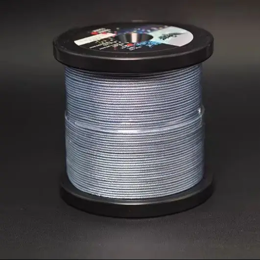 

Litz 22awg 7N замороженный монокристаллический медный посеребренный кабель для наушников со свободным проводом, прозрачная синяя внешняя кожа, мягкая