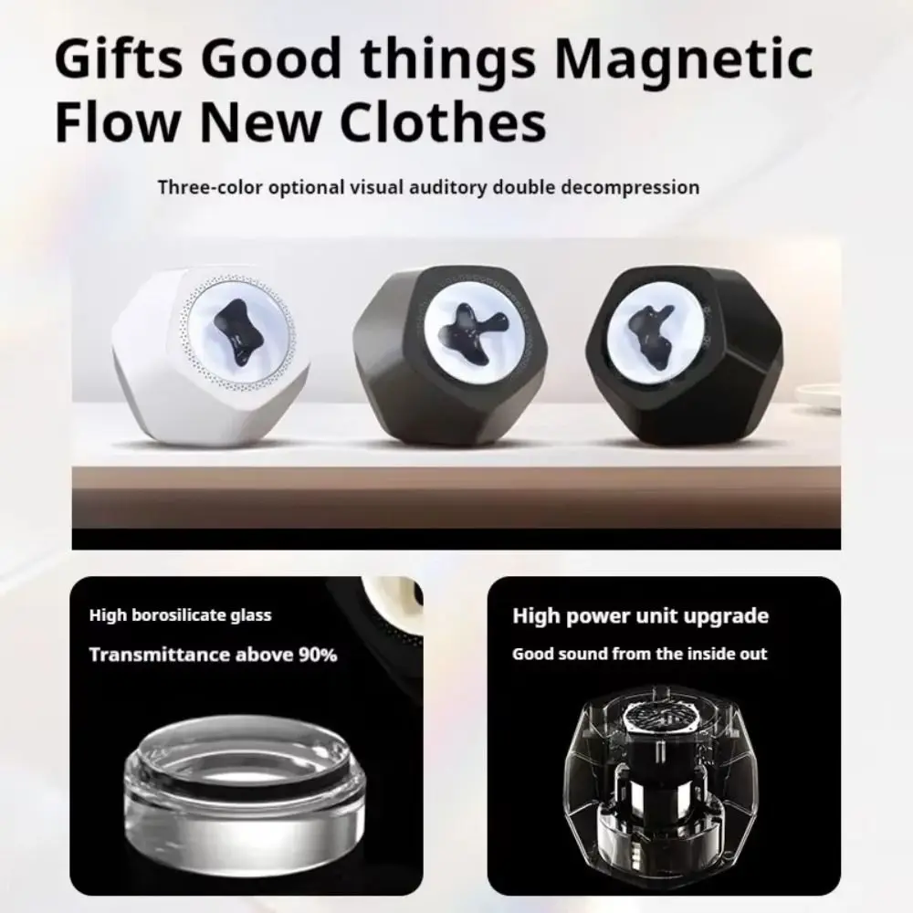 Fashion Ferrofluid Magnetic Fluid Pickup Music Visualization Home Creative Gifts Venom Funny Rhythm Light