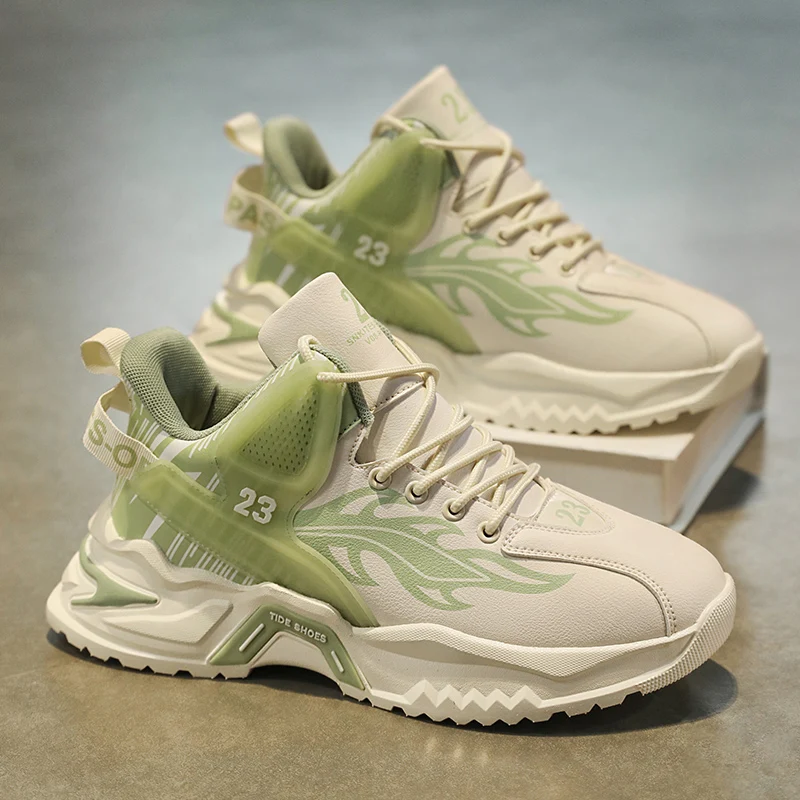 

Мужская спортивная обувь для бега на открытом воздухе, противоскользящие мягкие эластичные повседневные кроссовки на толстой подошве, классические удобные модные мужские кроссовки