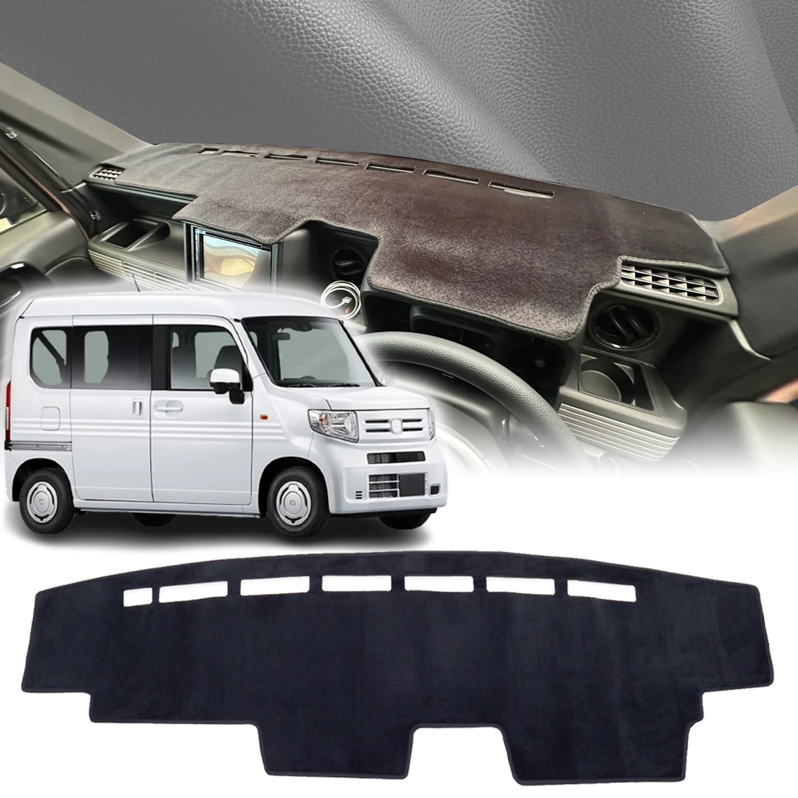 

fit for Honda N-VAN NVAN 2018-2025 JJ1 JJ2 RHD Car Accessories Dashmat Dashboard Cover Pad Protective Carpet DashMat Sunshade