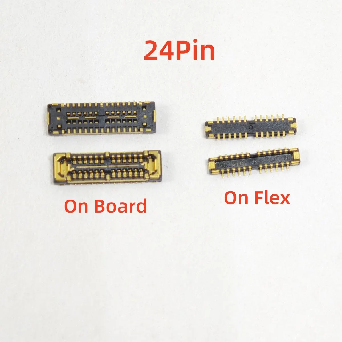 Conector fpc de antena wi-fi, 2-5 peças para samsung note 20 ultra 5g/note20/note10 plus integrado flex 24 pinos