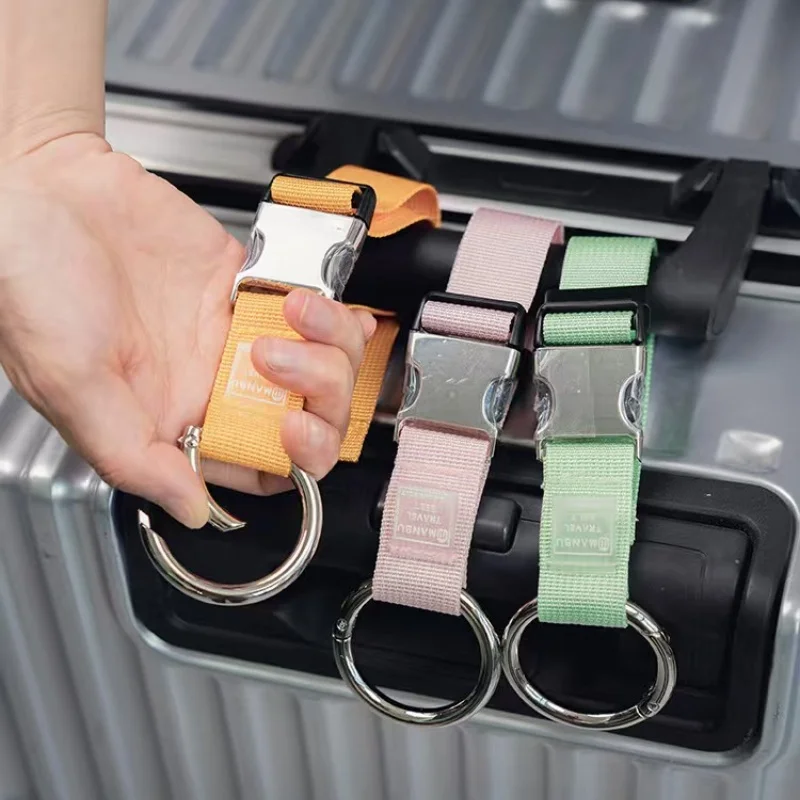 1pc External Luggage Hook Backpack Fastener Outdoor Hiking Bag Hiking Strap Travel Luggage Bag Connection Rope Quick Hook