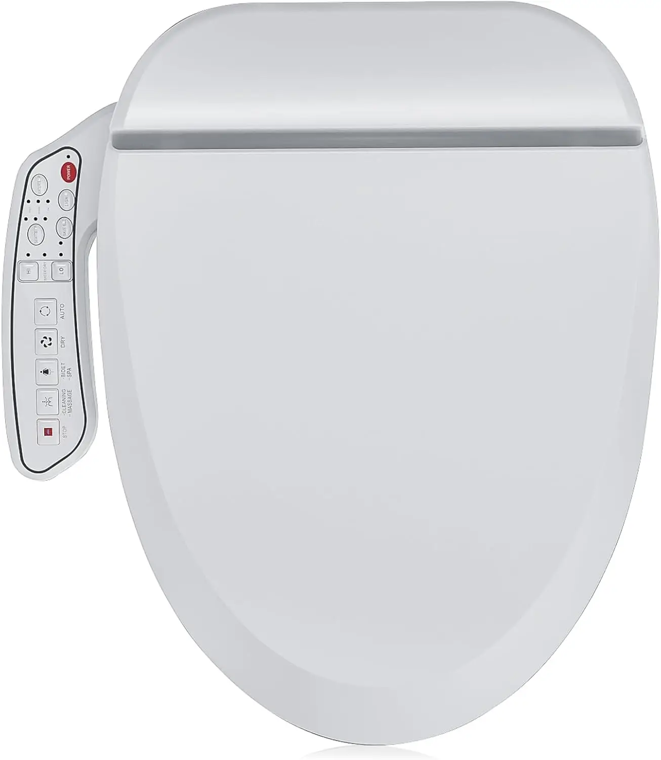 Bidet Toilet Seat,Elongated Smart Unlimited Warm Water, Vortex Wash,Electronic Heated,Warm Air,LED Light,Need Electricity/ZMA102