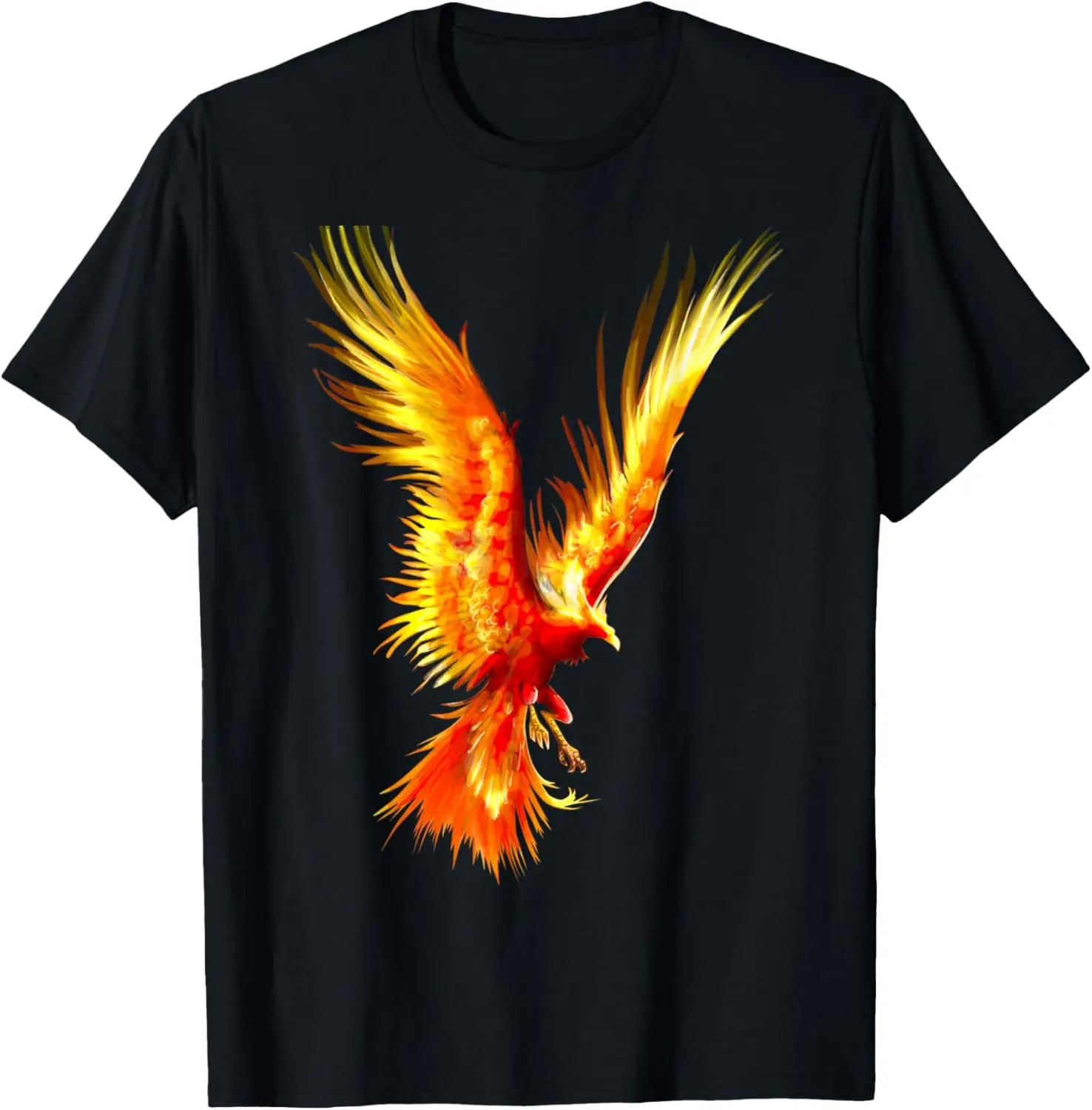 

Rising Phoenix Fire Art Firebird Мужчины Женщины Дети Подарочная футболка