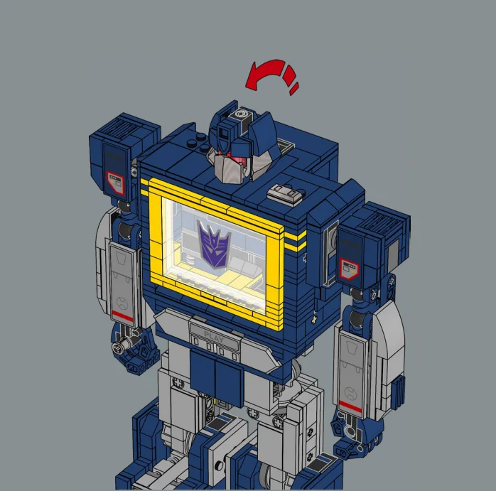 Gruppo deformazione robot 10358 Set di blocchi di costruzione compatibili con particelle Legoed Adatto per regali di Natale 1505 pezzi