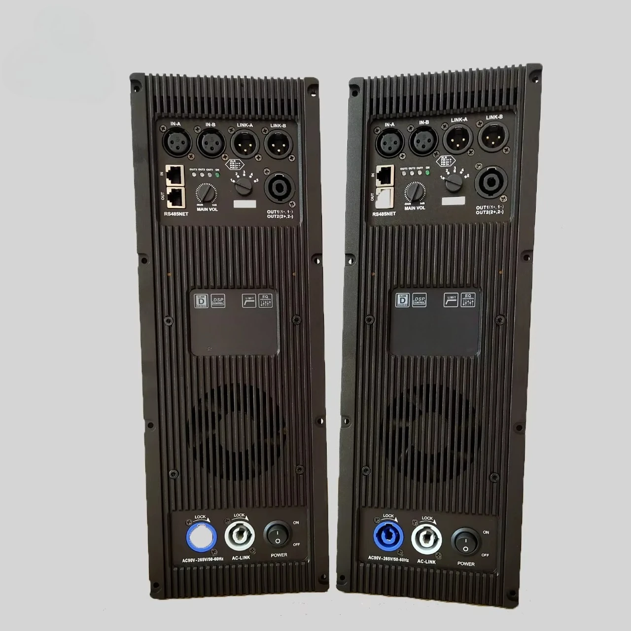 D3.610II-SP POWAVESOUND DSP Power Amplifier Module 3-way 1000W with SPEAKON Output D Class Plate Amplifier