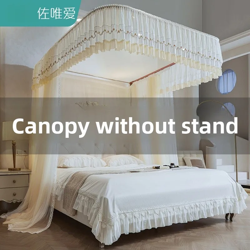 U-Track Mosquito Net Single Mesh No Need for Frame Bedroom Use 2025 New Style Anti-Mosquito Home Decor Bedding Accessories