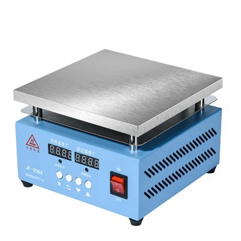 

1 Piece 956S Heating Table 300W Dual Display Heating Plate Adjustable Temperature Hot Plate EU Plug