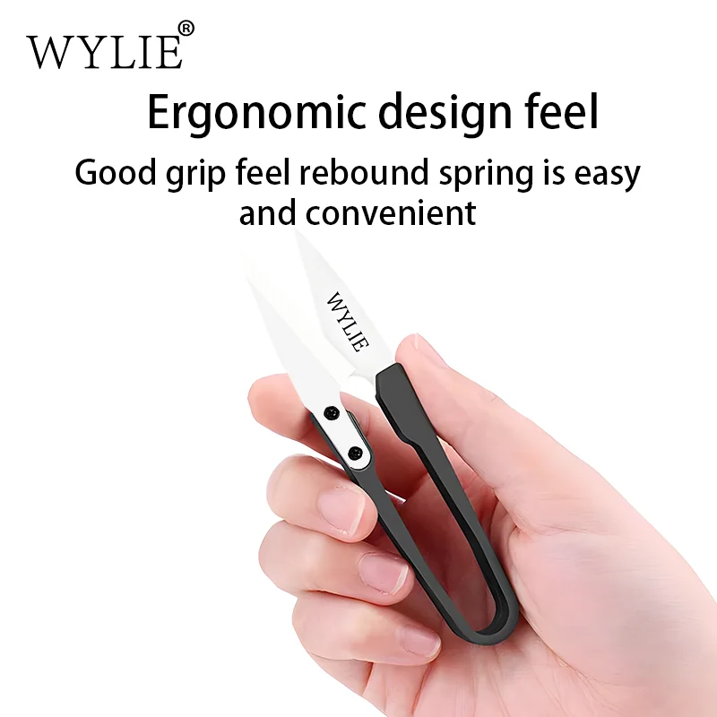 WYLIE Ceramic Scissors Non Conductive Safe Insulation Anti Static For Mobile Phone Repair Cutting Battery Cable Hand Tools