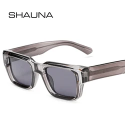 SHAUNA Ins Popular Fashion Square Women Luxury Sunglasses Retro Gradient Shades UV400 Men Trending Green Sun Glasses