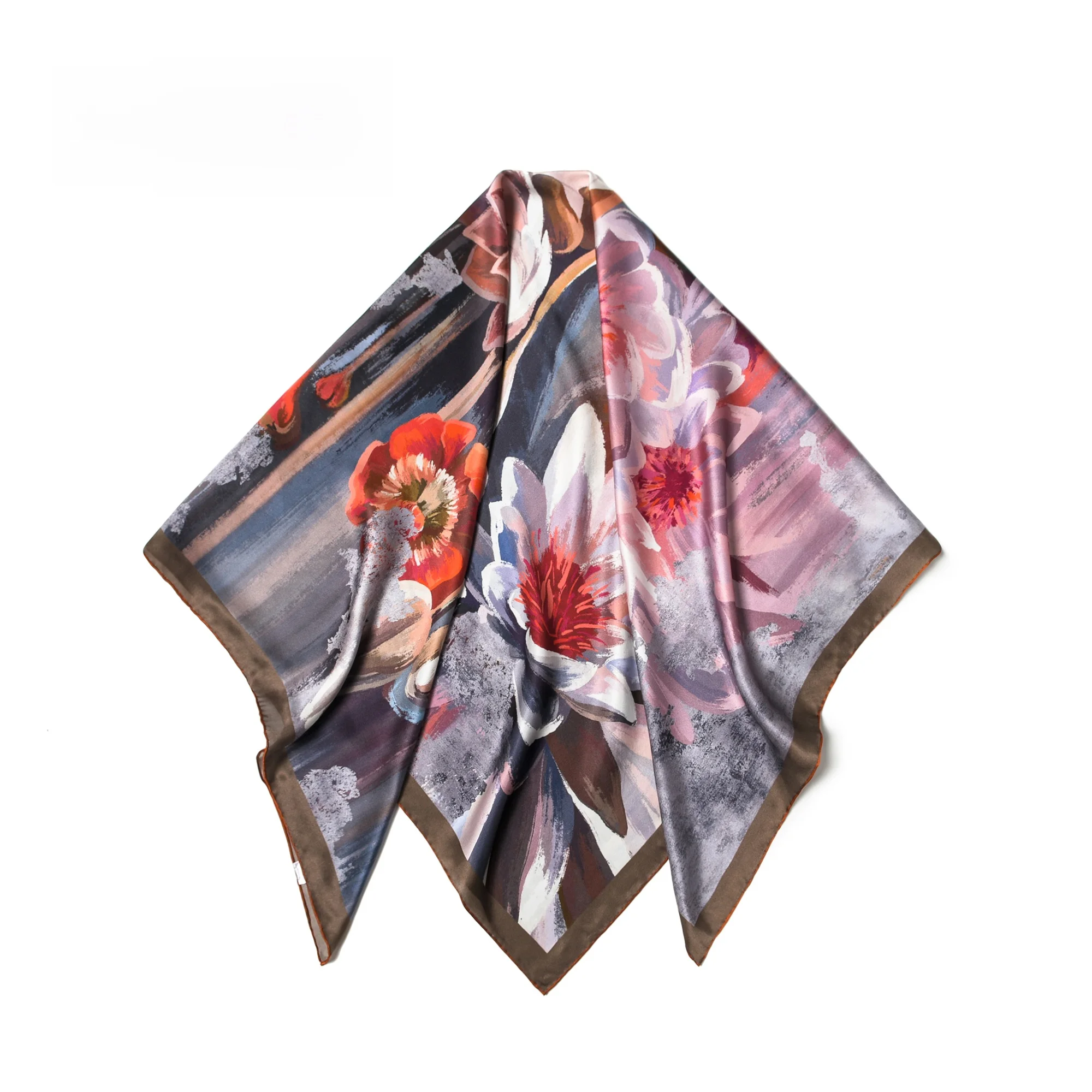 Echarpe-en-soie-legere-printemps-ete-motif-floral-pour-femme-design-artistique-petite-serie-veritable-soie-carree-decorative