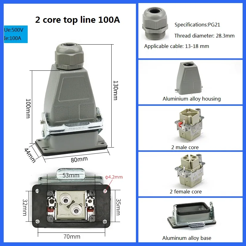 Variant: 2 core top 100A