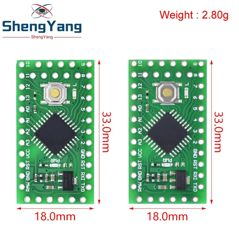 TZT 1/5PCS LGT8F328P LQFP32 MiniEVB 3.3V / 5V Replaces Pro Mini ATMEGA328P Fully Compatible For Arduino USE HT42B534-1 Driver image 3