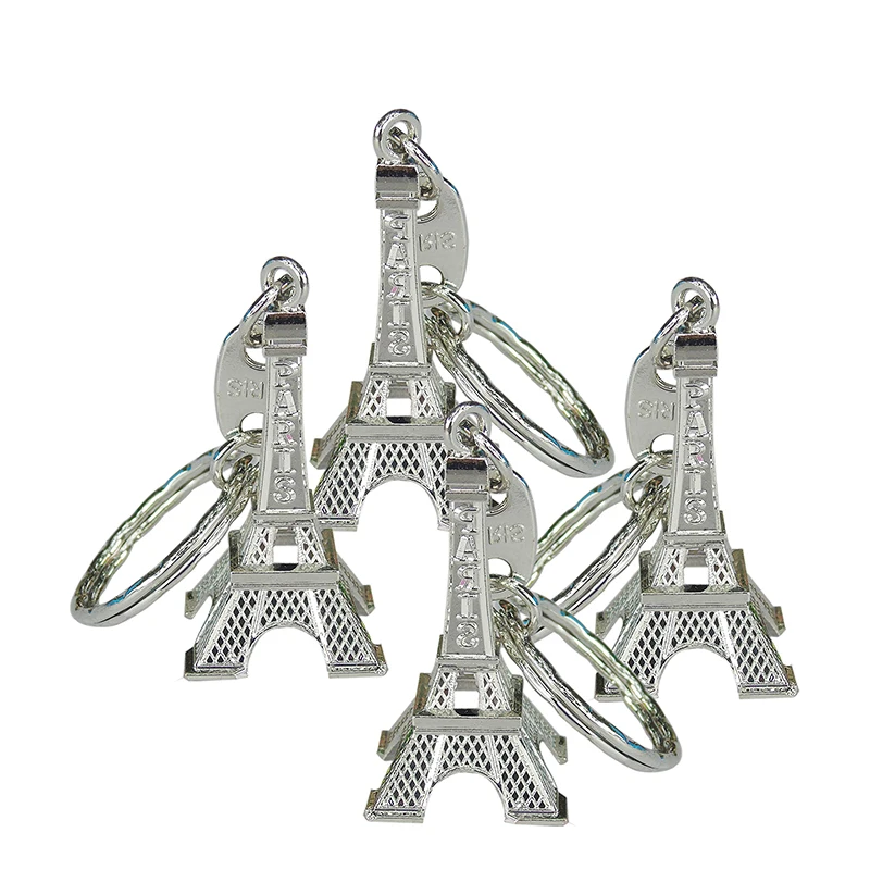 180Pcs Eiffel Tower Key Ring Vintage Decoration French Souvenir Key Ring