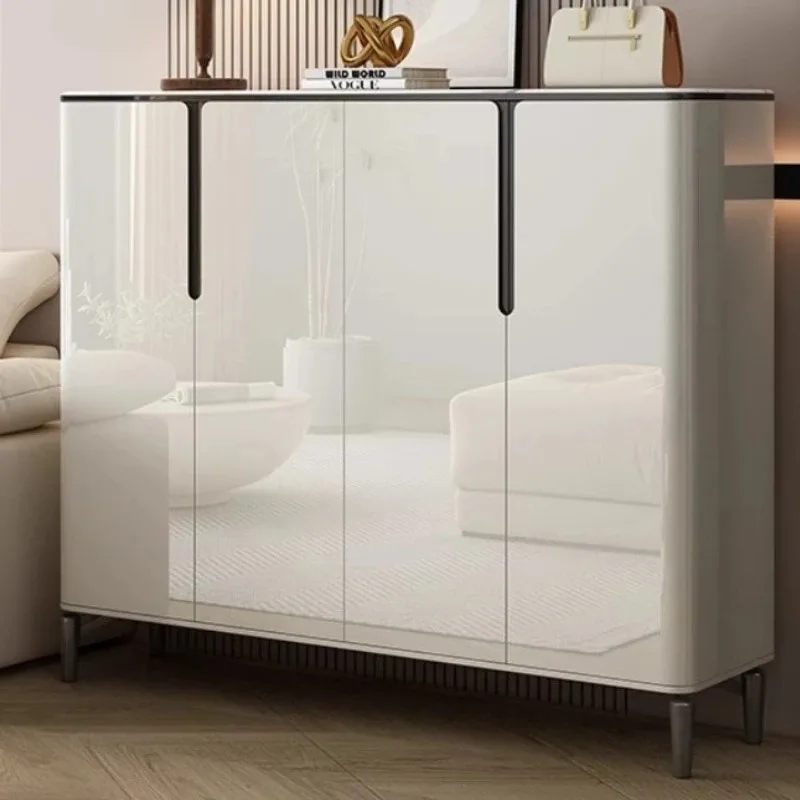 

Accent Modern Shoe Rack White Storage Designs Multifunction Vertical Safe Shoe Rack Vertical Aesthetic Muebles Unique Furniture