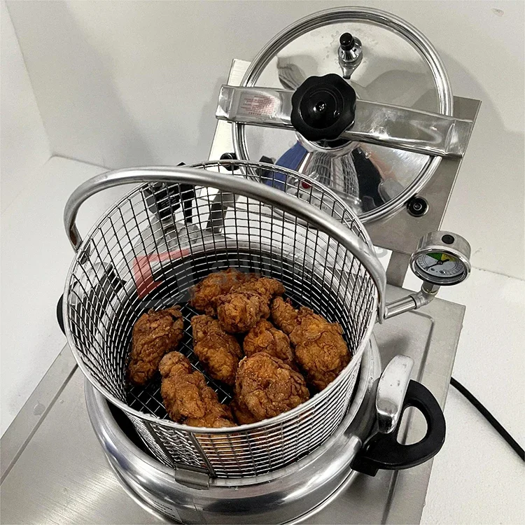 Commercial Pressure Fryer Crispy Broasted Chicken Frying Machine Pressure Frying Machine