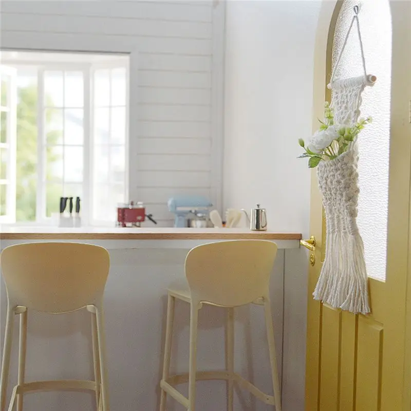 ODIES-1 ชิ้น 1/6 ของตกแต่งบ้านจิ๋ว ผ้าปูผนัง กระเป๋าเก็บของ เฟอร์นิเจอร์ตกแต่งบ้าน สำหรับตุ๊กตาบลายธ์ บาร์บี้ ขนาด 15 x 7 ซม.