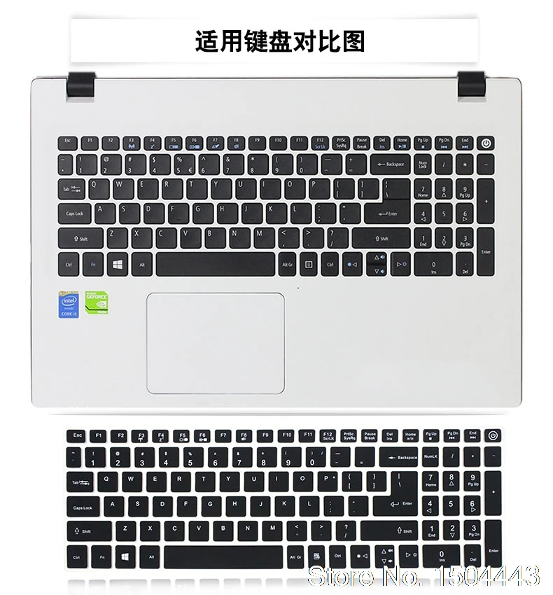 17 inch laptop Keyboard Cover Protector Skin for 17.3 inch Acer Aspire F17 F5-771G E5-752G E5-752 V Nitro 17 VN7-791G F17