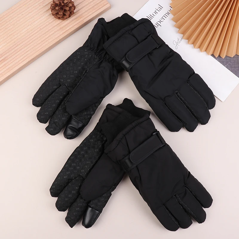 Men Women Winter Ski Gloves Waterproof Windproof Outdoor Sport Cycling Bike Bicycle Motorcycle Hiking Camping Hand Warm Gloves