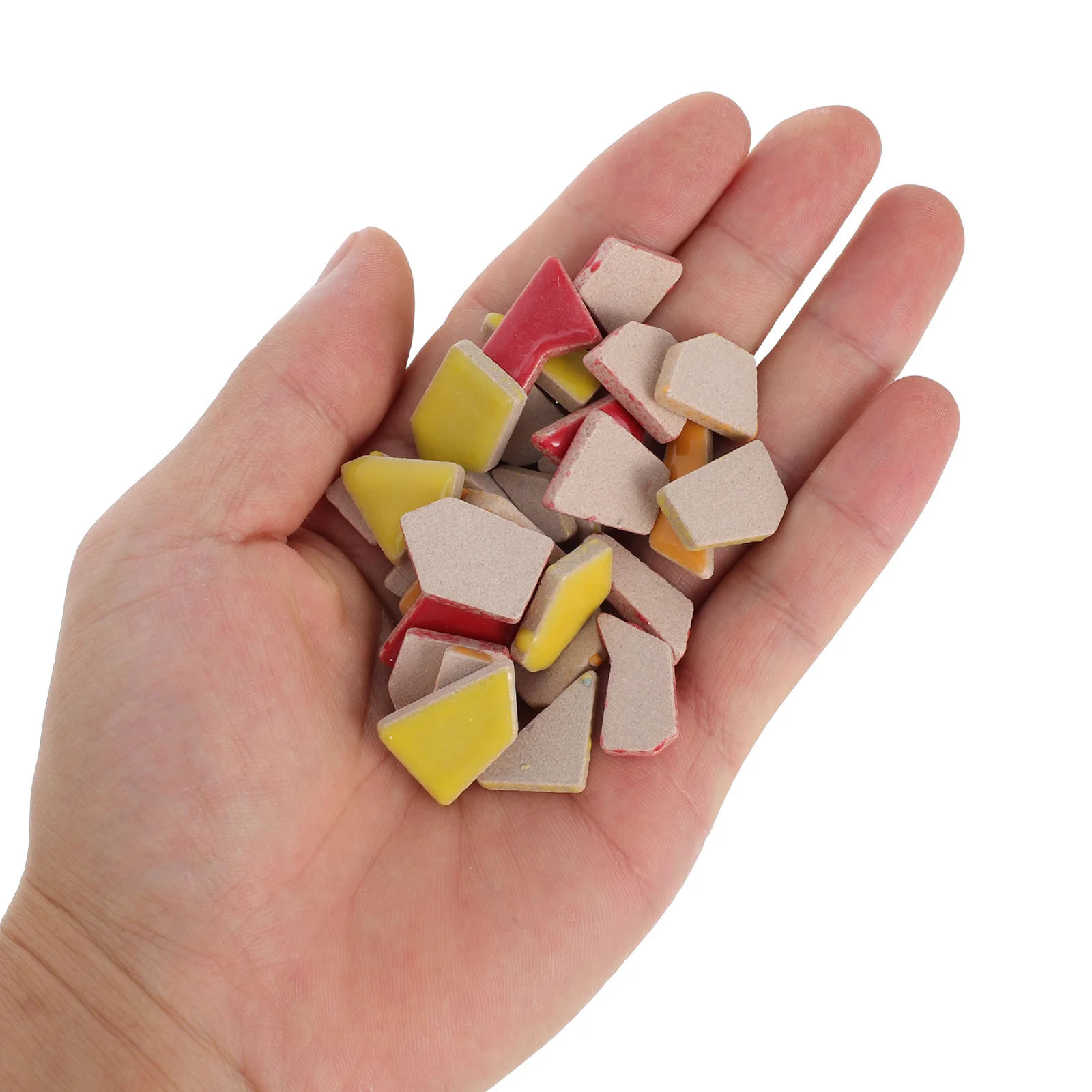 

1Pack Ceramic Mosaic Tiles Irregular Shape Decorative Porcelain Pieces for DIY Home Decor Kitchen Bathroom Craft Supplies