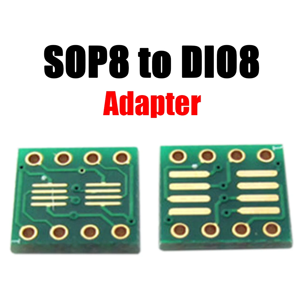 

10PCS So/msop/tssop/soic/sop8 to dip8 wide body narrow body adapter board PCB 8pin