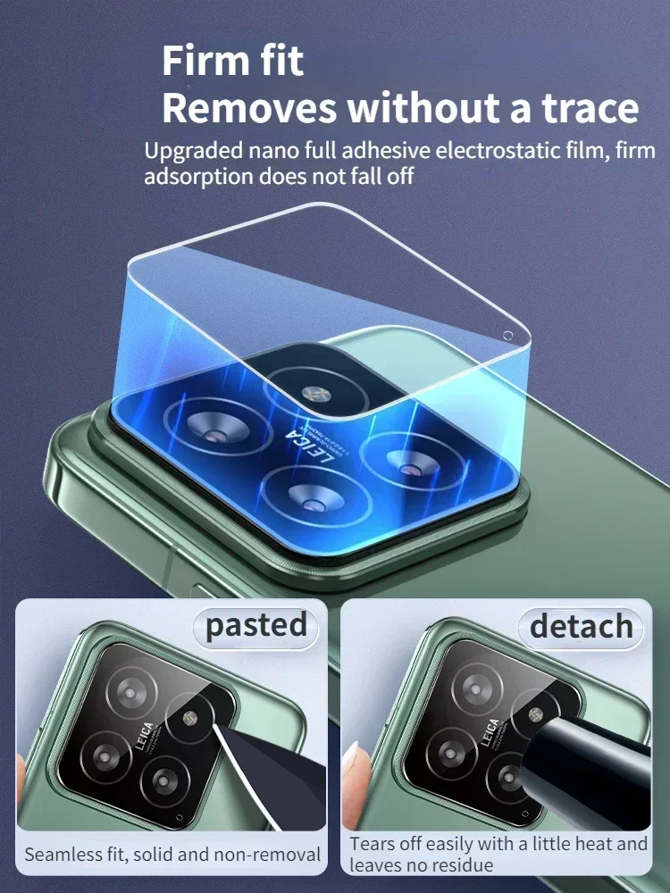 SmartDevil Lens Glass for Xiaomi mi 14 Pro 14 Camera Protector Anti-scratch Wear-resistant Diamond Lens Film Protector for Mi 14