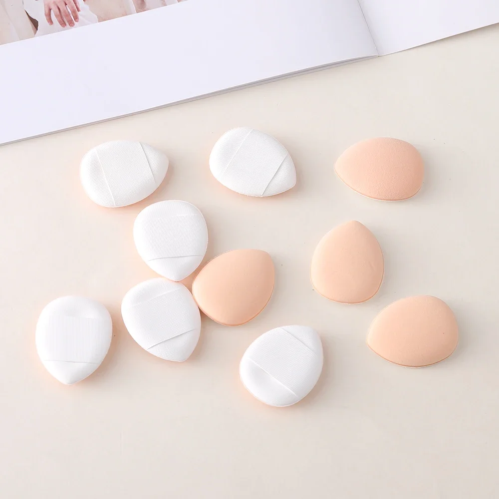 10pcs/lot Mini Size Finger Puff Makeup Sponge Face Concealer Foundation Detail Puff Professional Cosmetic Cushion Puff Makeup