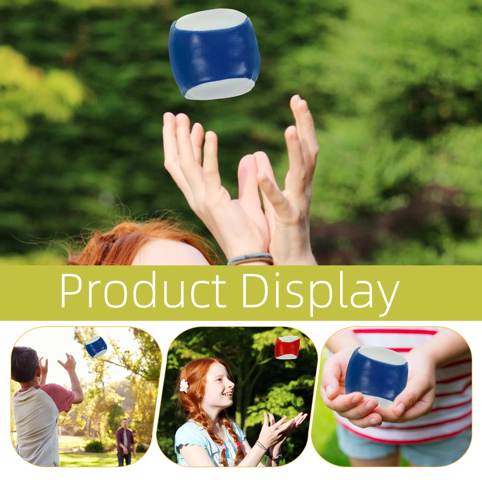 10 pièces sacs de haricots lancer Mini Cornhole sacs ensemble sûr PVC souple pour intérieur extérieur famille salle de classe lancer jeux sac de sable lancer jouet