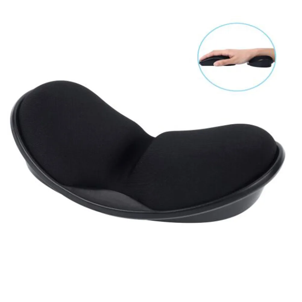 

Premium Memory Foam Mouse Mat with Wrist Rest Support Comfortable Wave Shape Non-Slip Bottom for Home Office Gaming Work