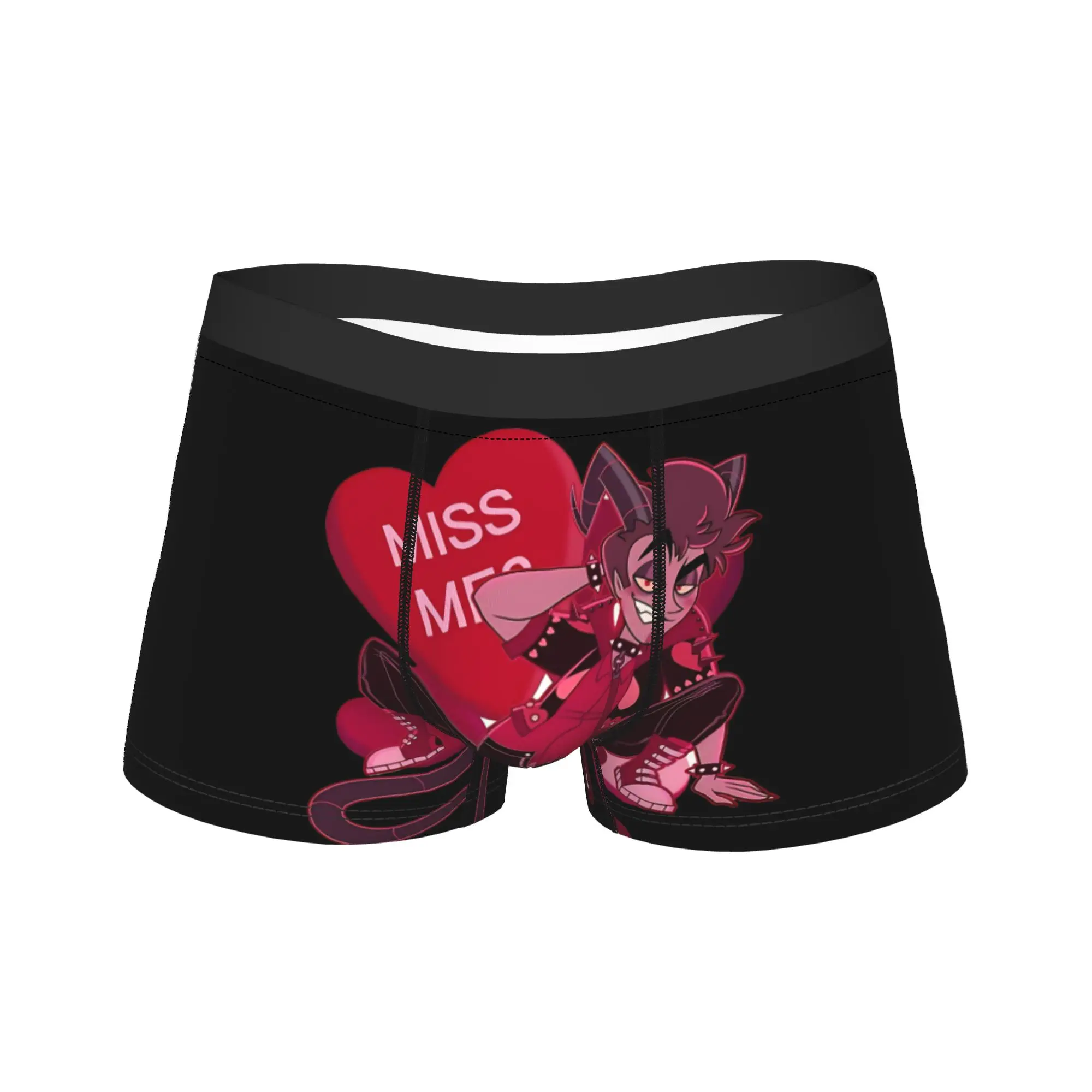 

Anime Helluva Millie Shorts Briefs Animated Underwear Quality Men's Breathable Boxershorts Design Plus Size Panties