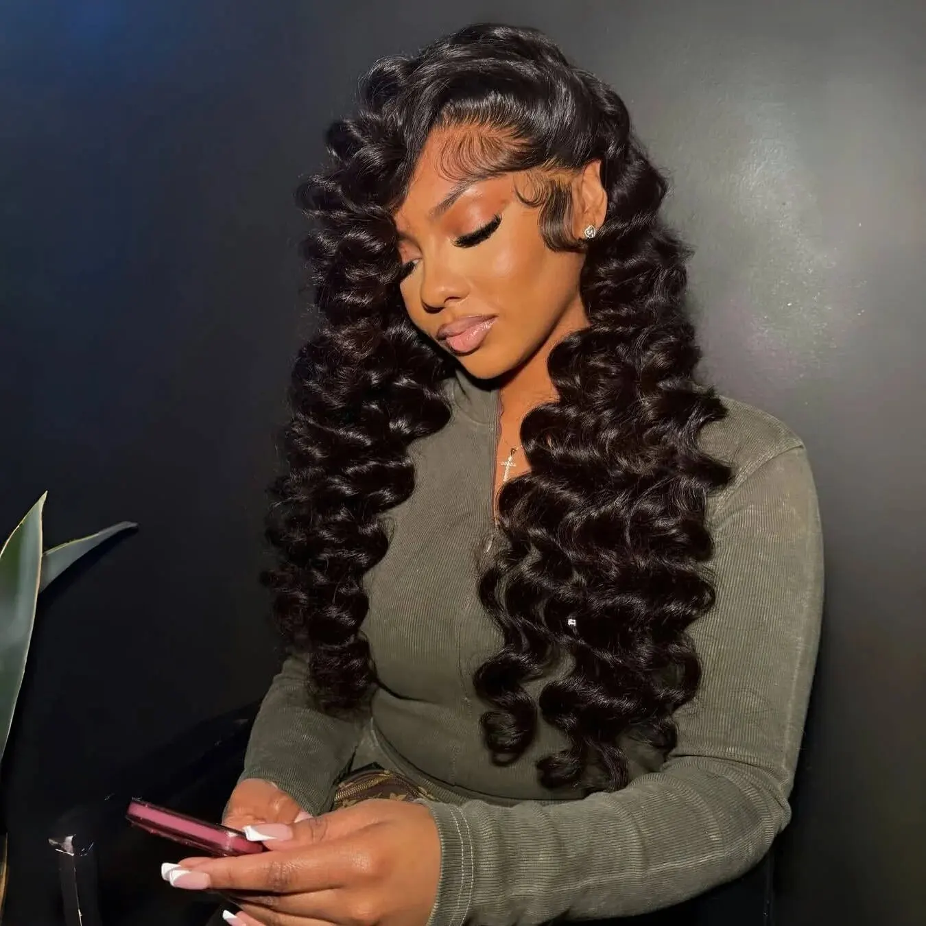 

30 Inch Loose Wave 13x6 HD Lace Front Human Hair Wigs Deep Wave Curly 13x4 Lace Frontal Wig 200% Density