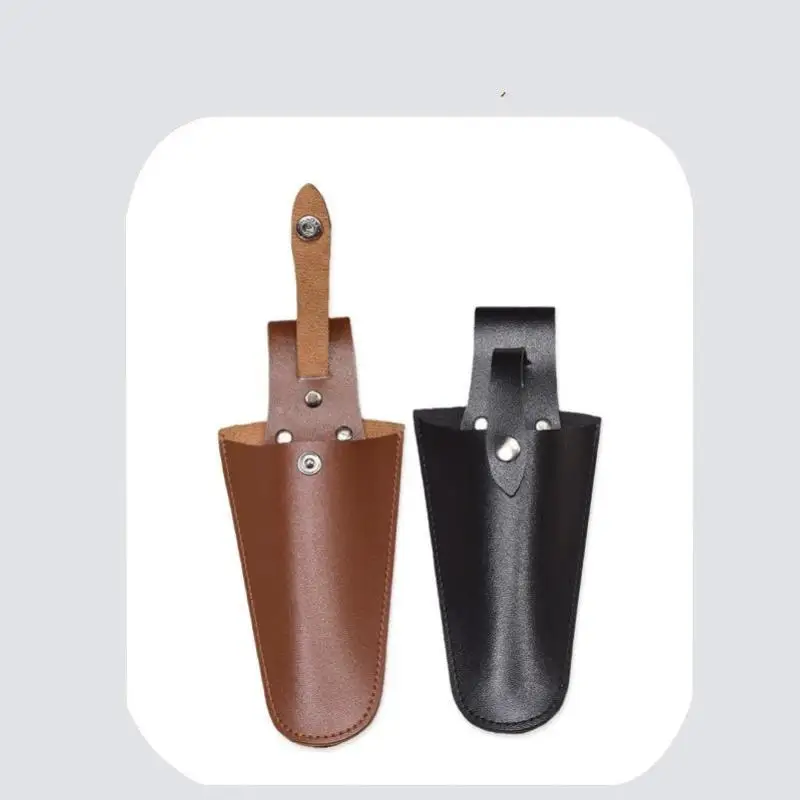 1Pc Gardening Pruning Tool Pouch Leather Tool Bag Electrician Waist Holder Portable Buckle Storage For Pliers And Trimming
