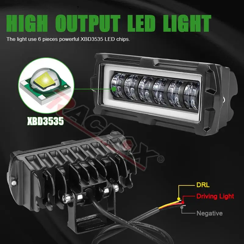 5 Inch Pods LED Work Light White Daytime Running Lights 12V 24V DRL for Jeep Lada Car Truck Motorbike 4x4 4WD ATV Lorry Van Bus