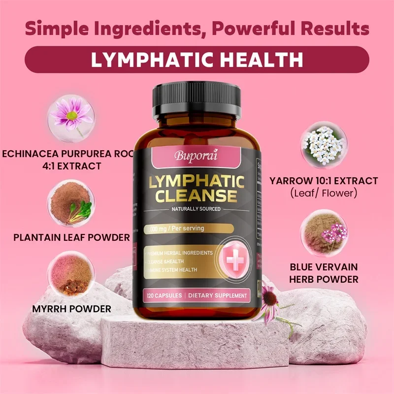 Lymphatic Cleanse Supplement - Lymph System Health Support, Cleansing & Detox, Improves Overall Well-being - Image 3
