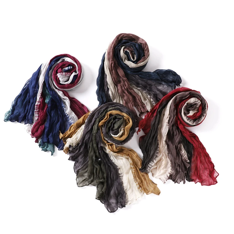 

Новый морщинистый мусульманский женский шарф-хиджаб Абая, женская вуаль, тюрбаны для женщин, морщинистые исламские шали и накидки, шарф-хиджаб в Рамадан