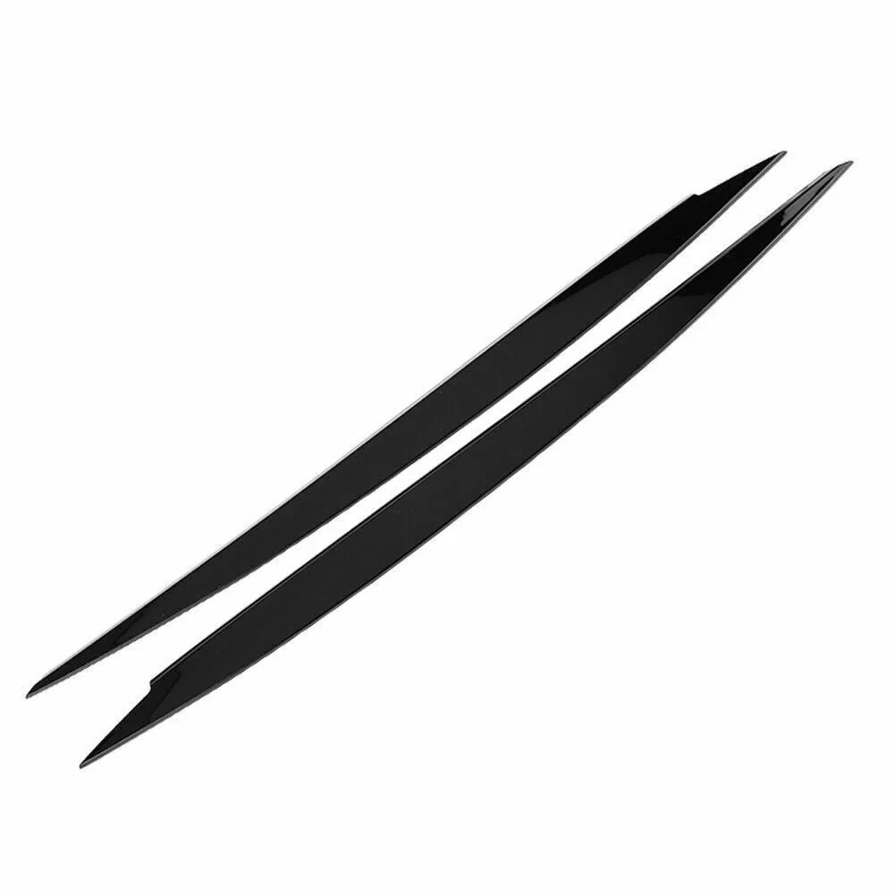

Cover Trim Headlights Trim 2PCS ABS BLACK Car Accessories Car Parts Trim For MK7 GTD 2013+ Models Sticky Gum Pads 100% Brand New