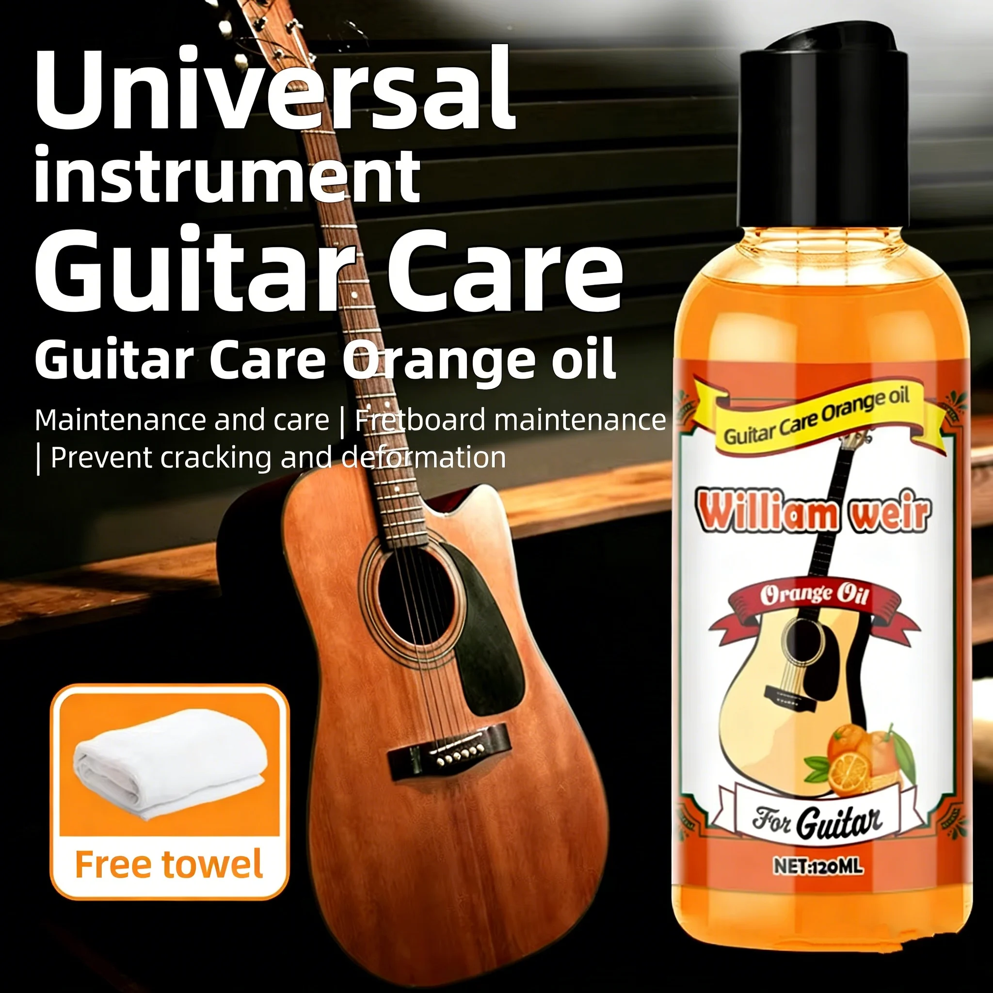 

Guitar care,oil cleaning,specialized cleaning agent,piano maintenance,erhu violin,anti cracking, instrument polishing and waxing
