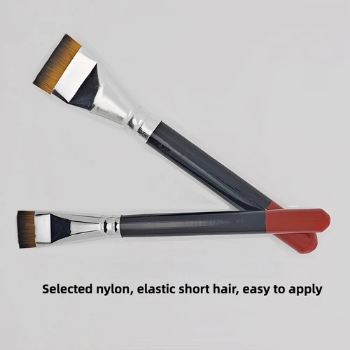 Imagen 2 del producto Laca artística específica, cepillo de pelo de nailon de pelo corto, vajilla de laca, cepillo de laca grande, herramientas de pintura al óleo, materiales artísticos, bolígrafo plano pequeño