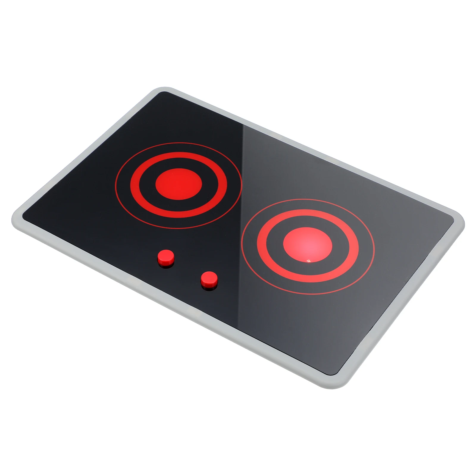 Poêle électromagnétique créatif 11x7 pouces, appareil de cuisine interactif, son et lumière, simulation éducative pour les enfants