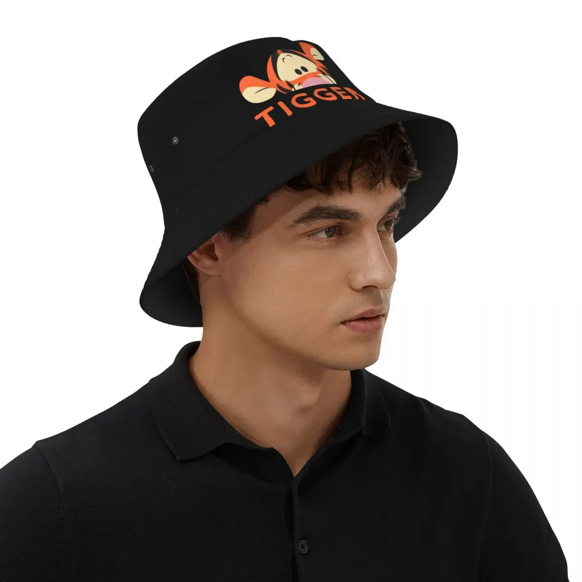 Winnie The Pooh Peek-a-Boo Teigetje Emmerhoed voor Dames Strandzonnehoed Trendy UV-bescherming voor Wandelen Vissen Caps Sessiehoed