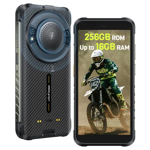 Ulefone RugKing 4G Rugged Phone Android 15 Up to 16GB+256GB Waterproof  9600mAh 50MP Camera NFC Global Smartphone