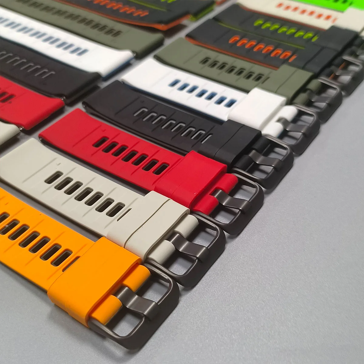 22mmシリコンストラップ サムスン ギアS3 クラシック/フロンティア スポーツバンド サムスン ギャラクシー ウォッチ3 45mm 46mm リストバンド/腕時計バンド